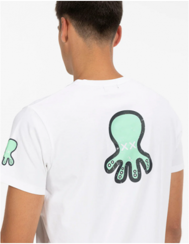 CAMISETA EL PULPO TRIPLE LOGO